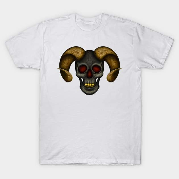 Demon Skull T-Shirt by GodxanGalactic